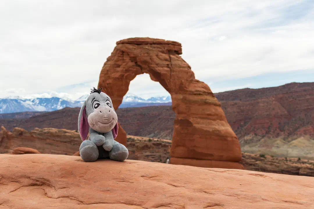 Trip to Arches National Park with Eeyore